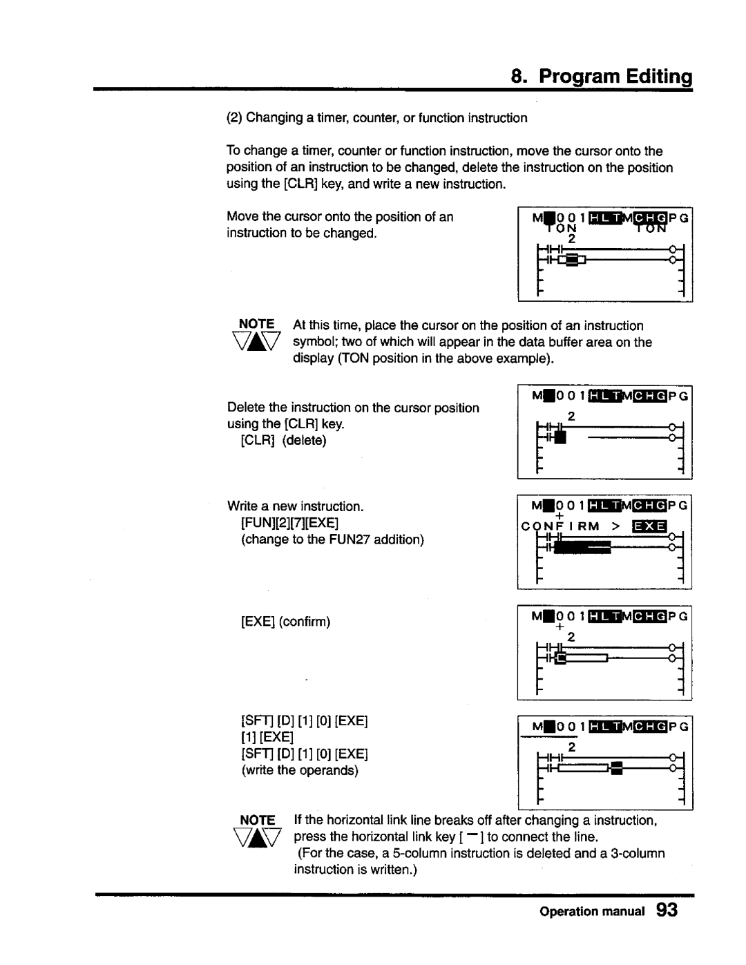 Toshiba T-Series operation manual 