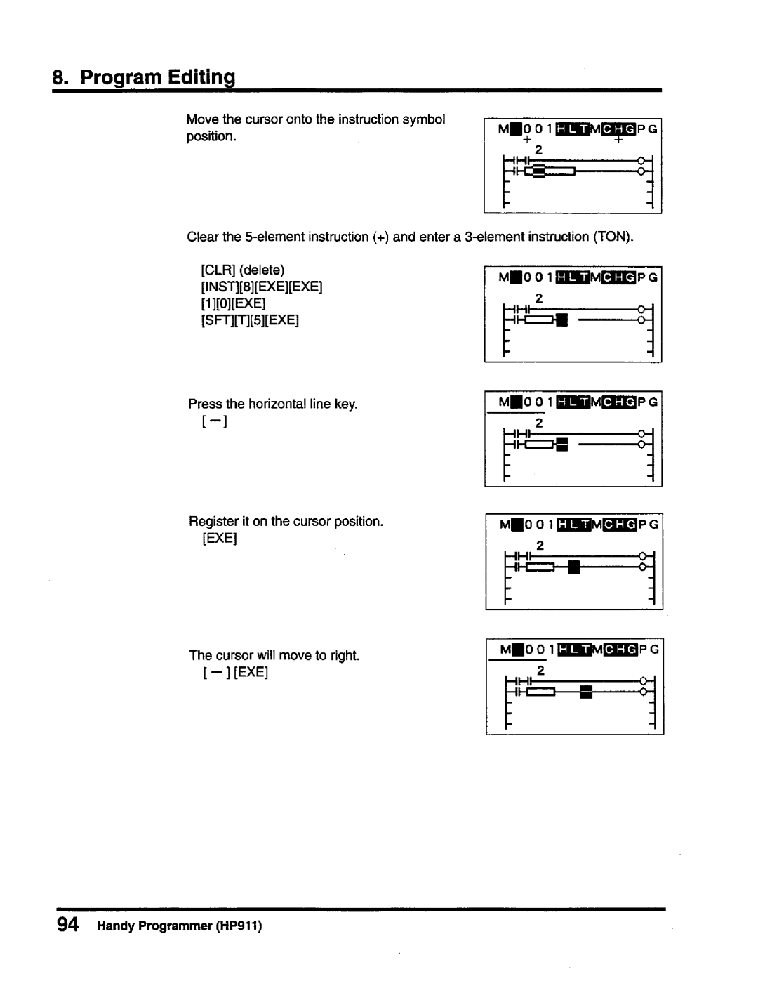 Toshiba T-Series operation manual 