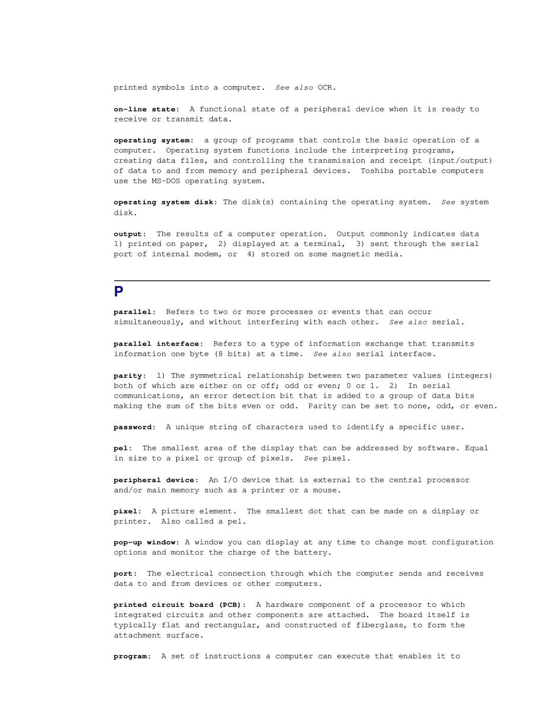 Toshiba T2150CD user manual 