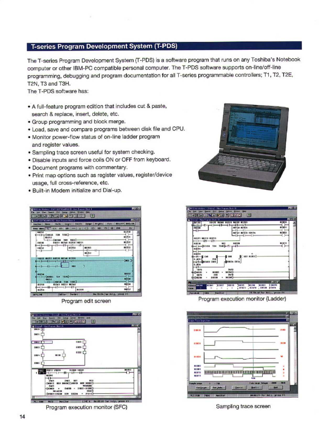 Toshiba T2E manual I F 