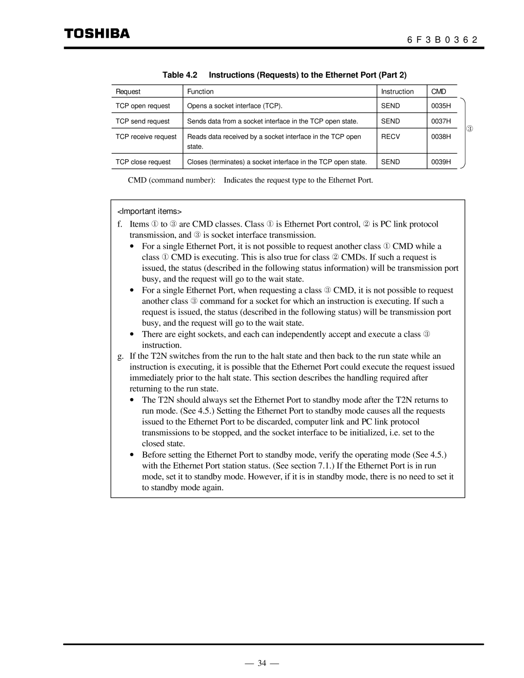 Toshiba T2N instruction manual Send 