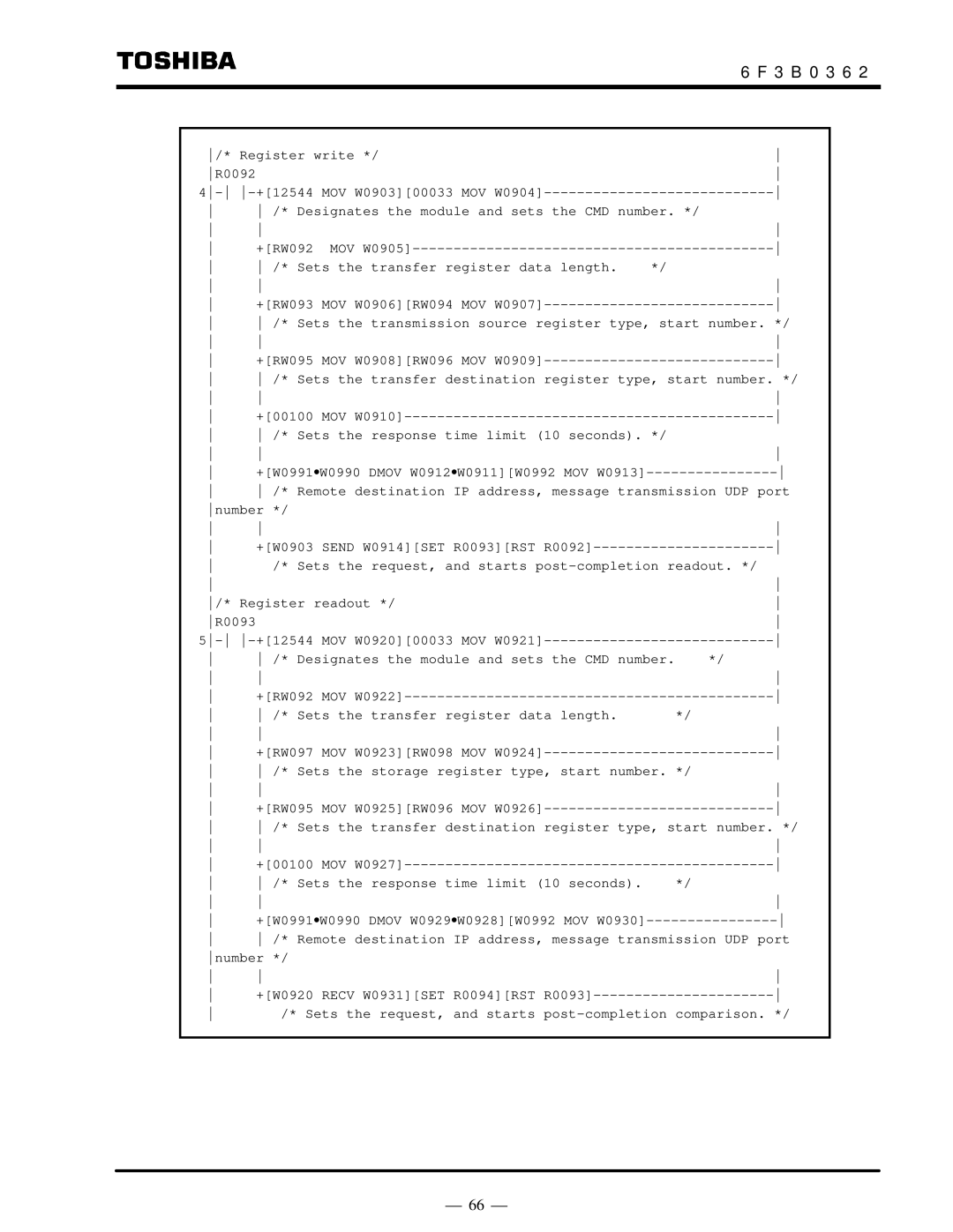 Toshiba T2N instruction manual ⎯ 66 ⎯ 