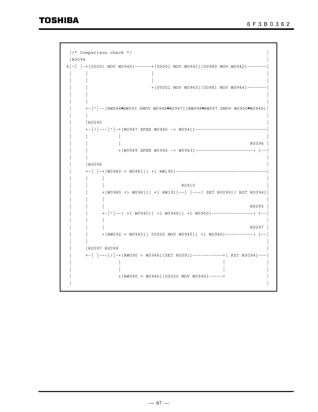 Toshiba T2N instruction manual ⎯ 67 ⎯ 