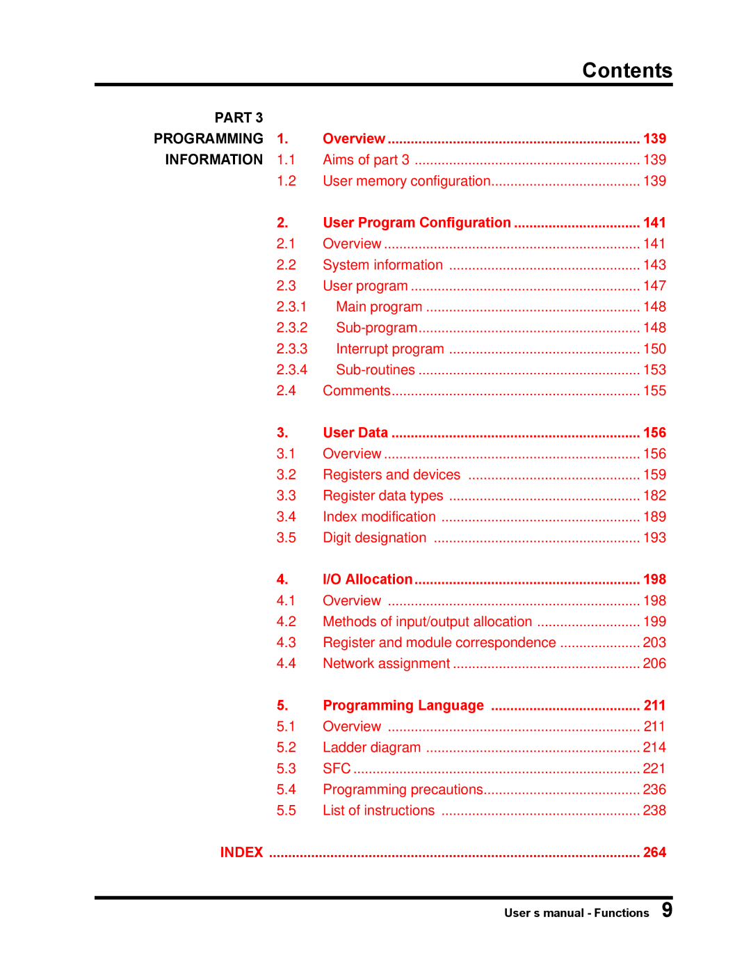 Toshiba T3 user manual Part Programming 