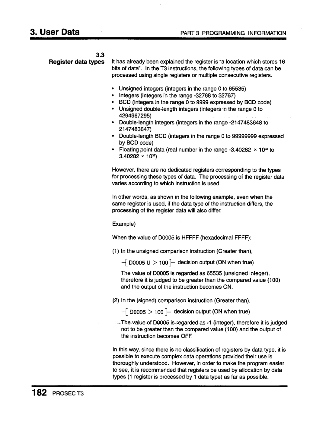 Toshiba T3 user manual 