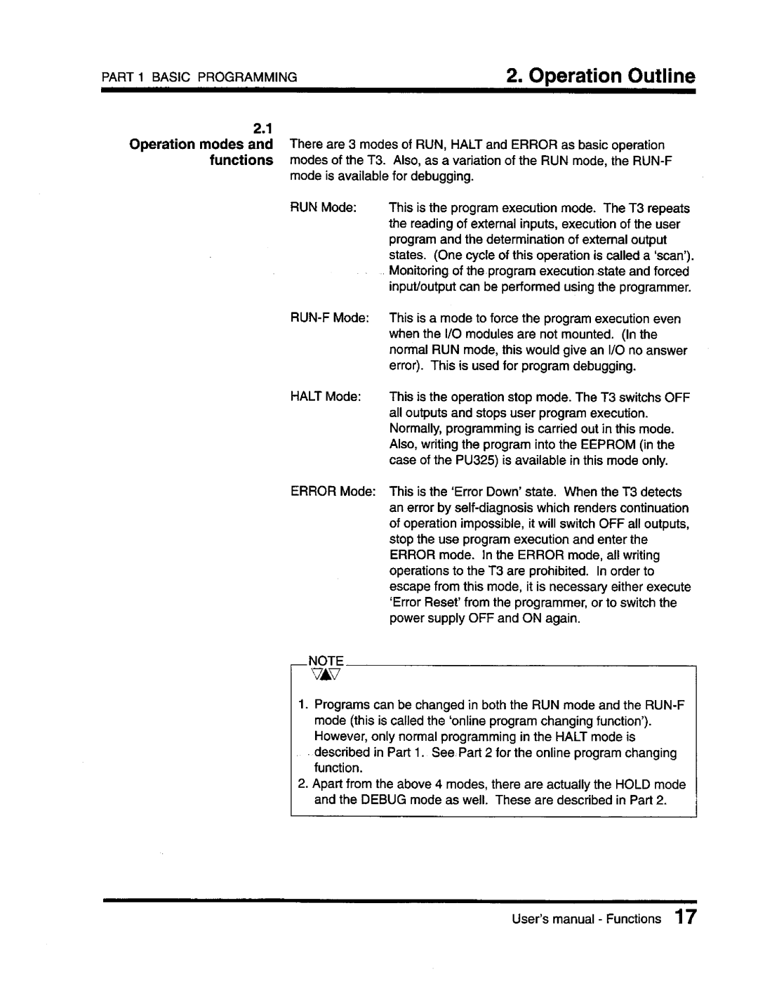 Toshiba T3 user manual 