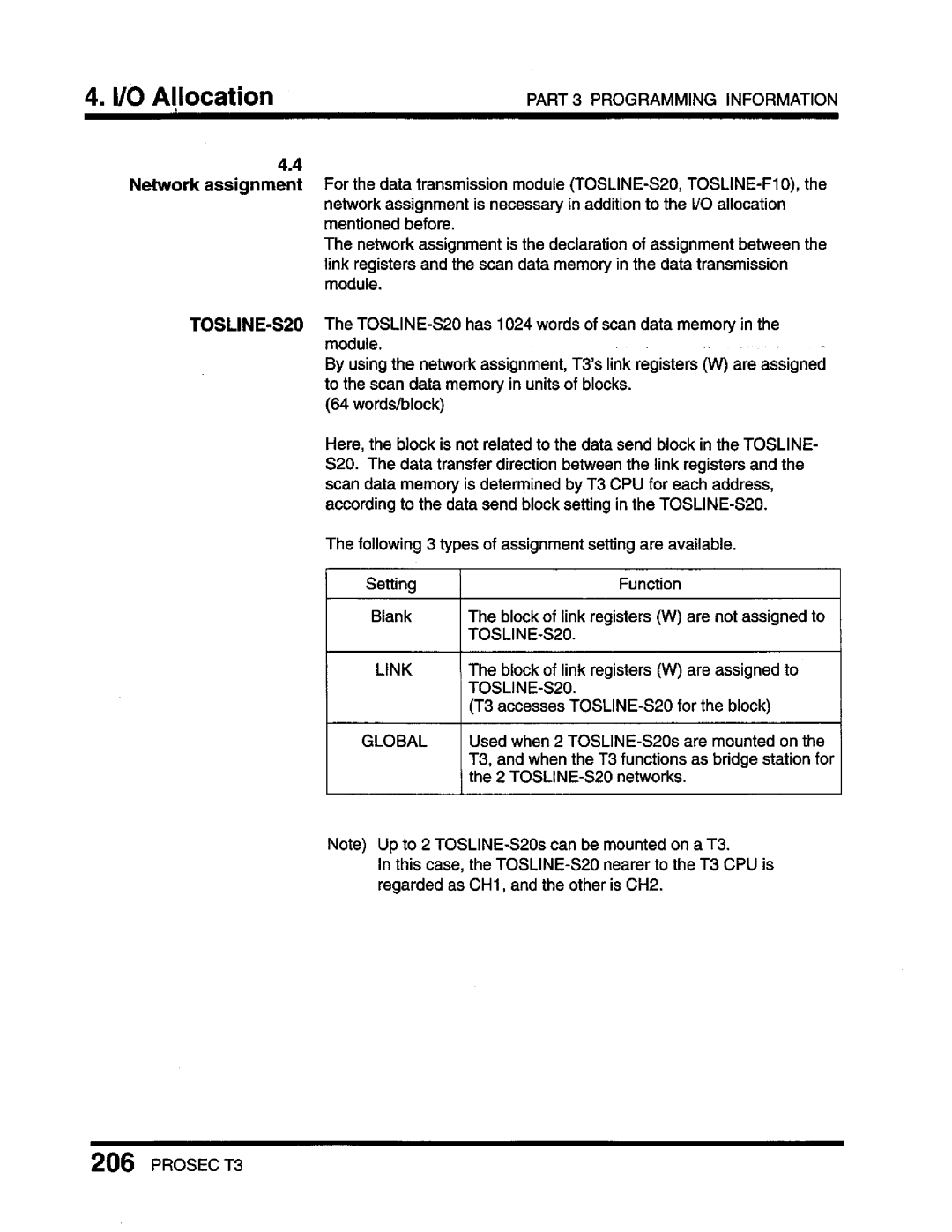 Toshiba T3 user manual 