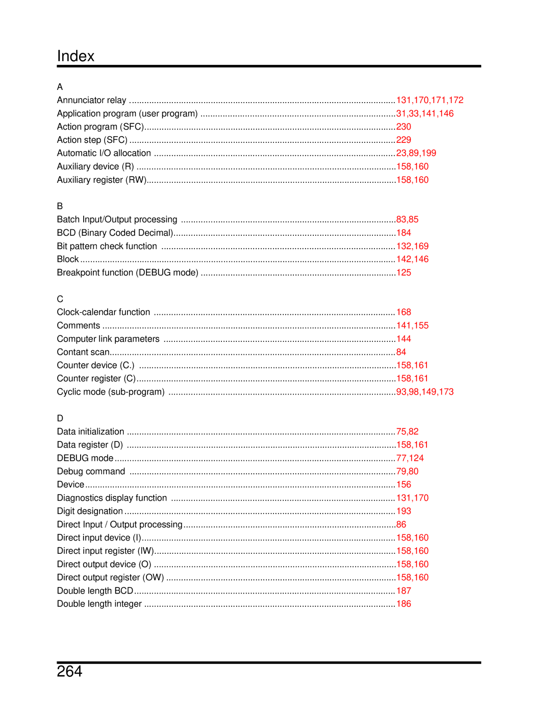 Toshiba T3 user manual Index 