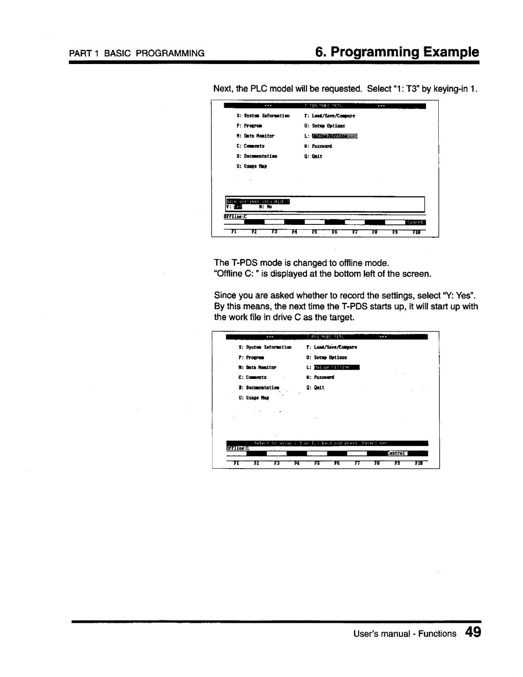 Toshiba T3 user manual 