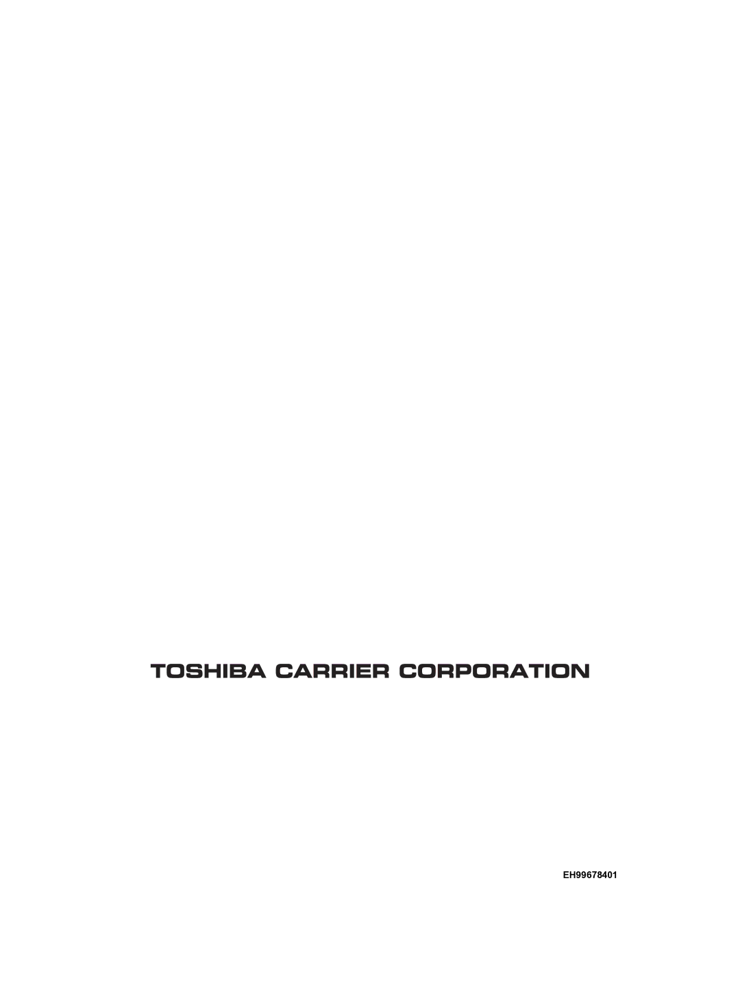 Toshiba TCB-BC1602UUL installation manual EH99678401 