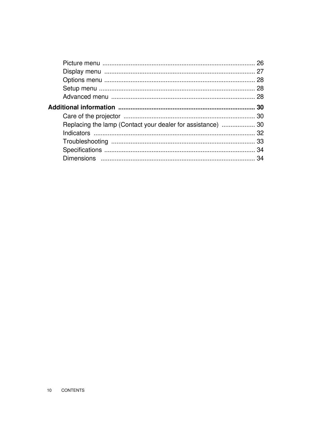 Toshiba TDP-MT700 owner manual Additional information 