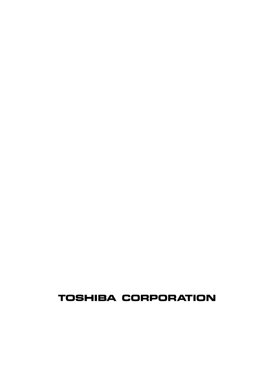 Toshiba TDP-XP1 manual 