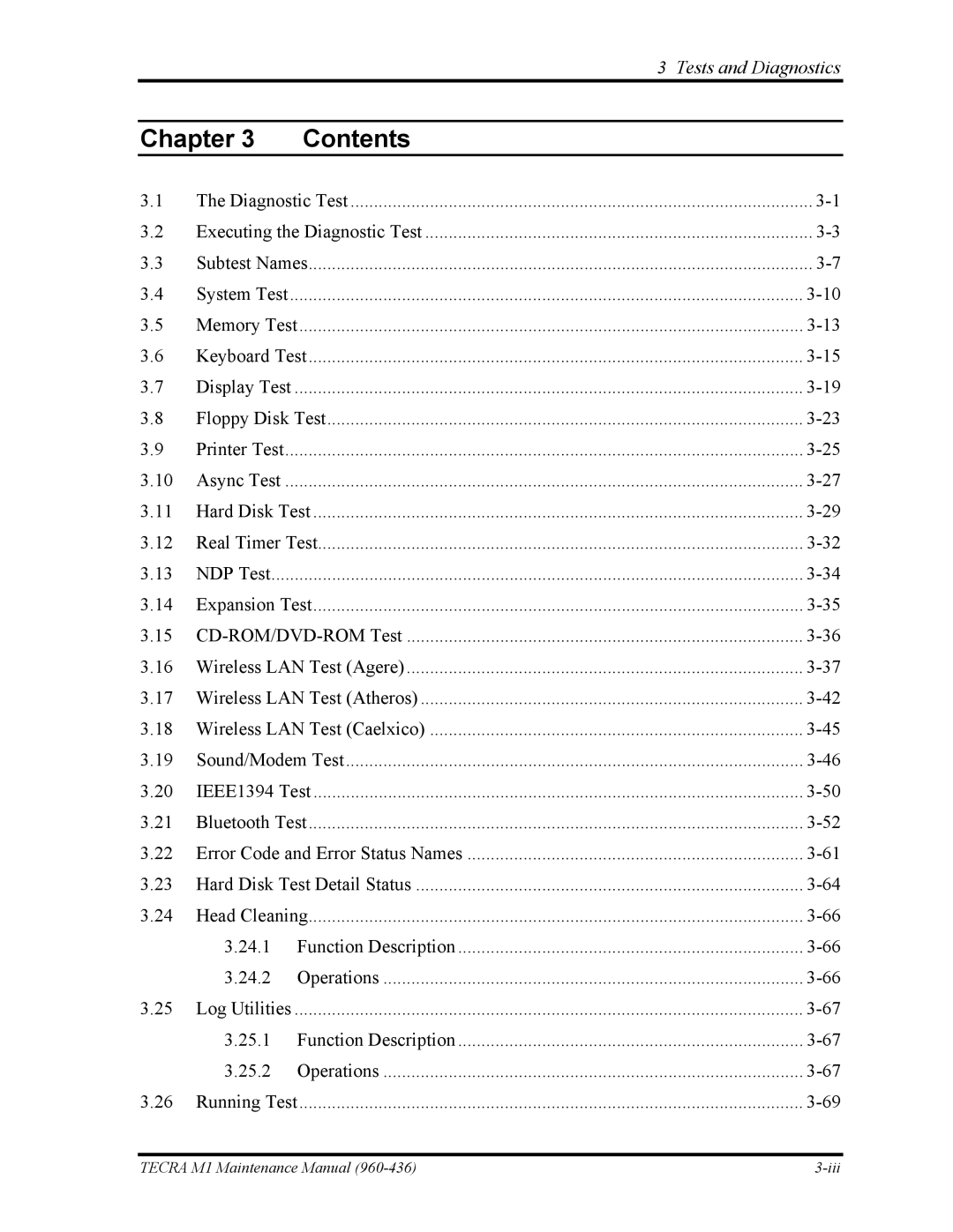 Toshiba tecra m1 manual Chapter Contents 