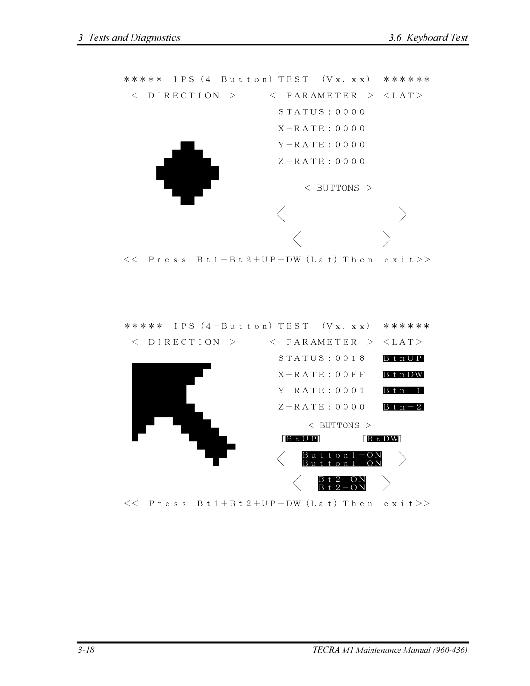 Toshiba tecra m1 manual Buttons 