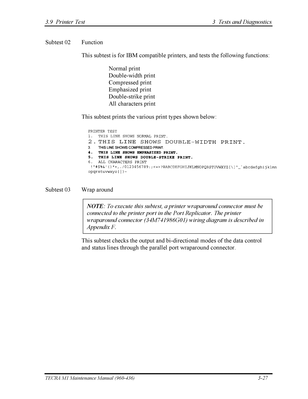 Toshiba tecra m1 manual Tecra M1 Maintenance Manual 