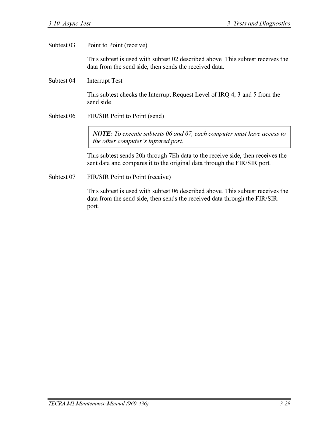 Toshiba tecra m1 manual Tecra M1 Maintenance Manual 