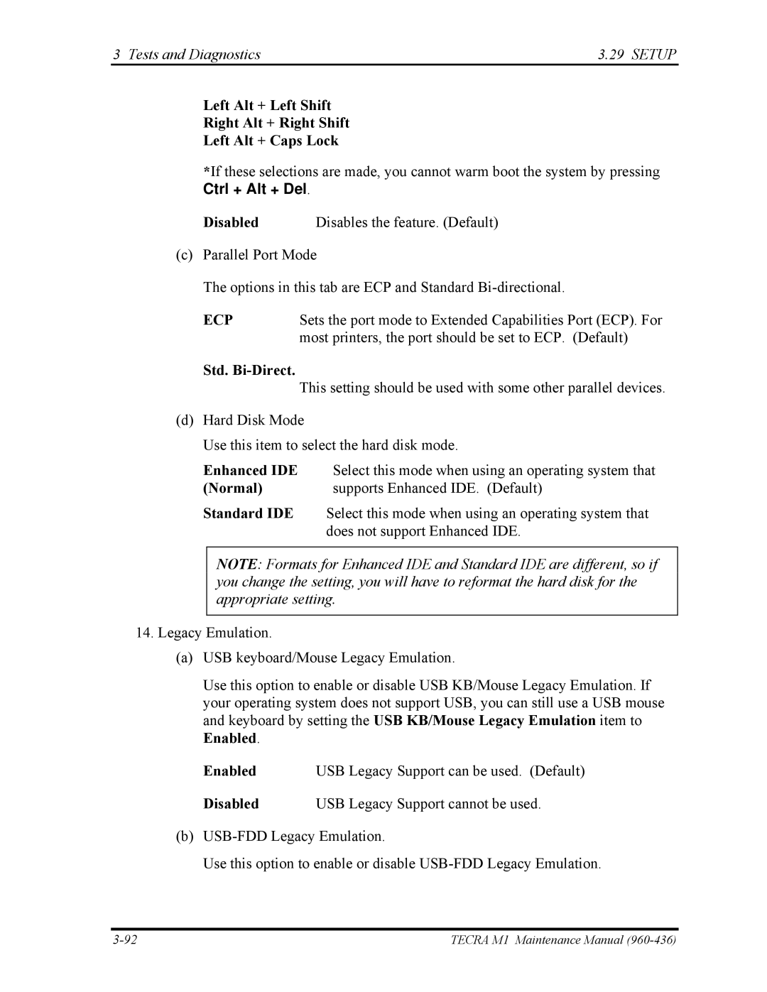 Toshiba tecra m1 manual Ecp 