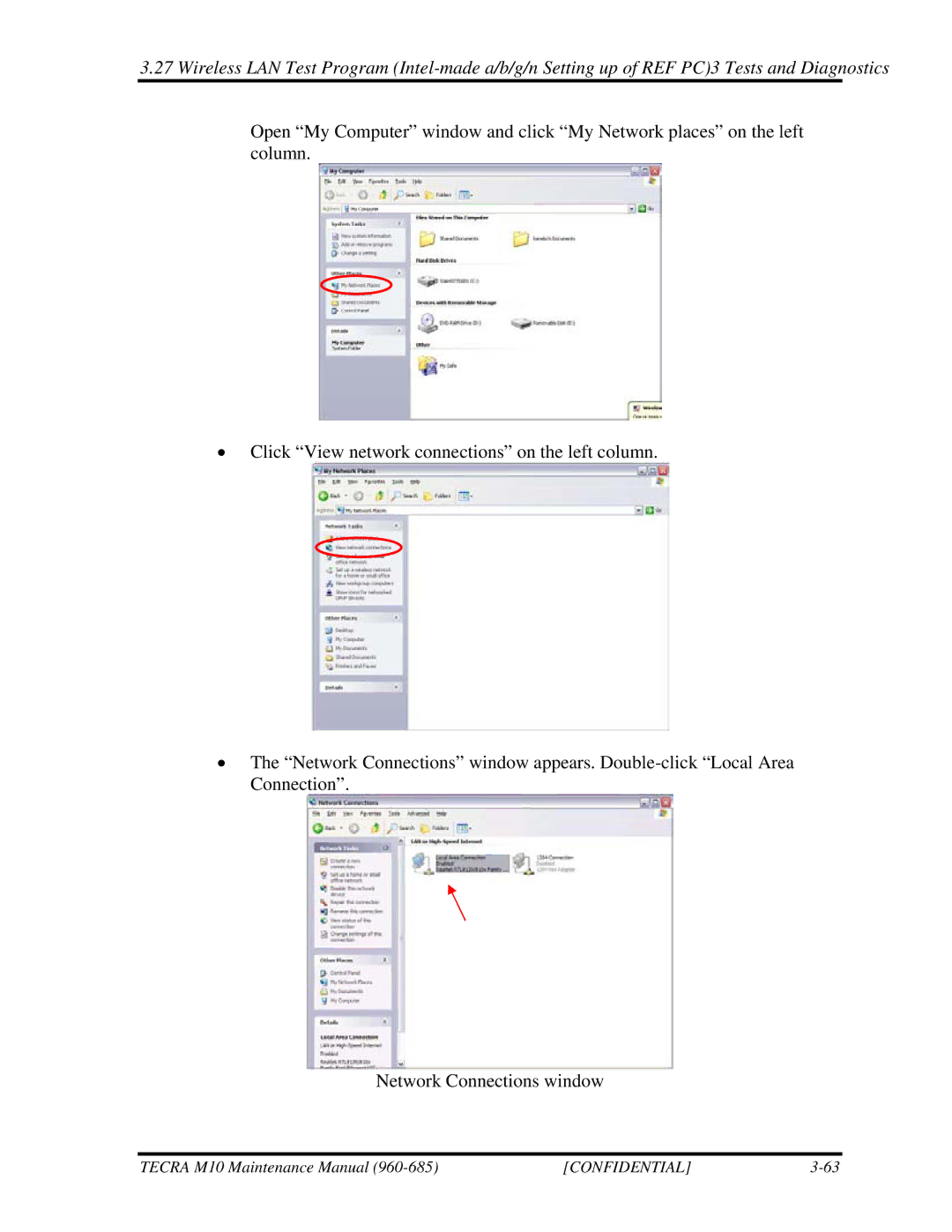 Toshiba M10, TECRA manual Confidential 