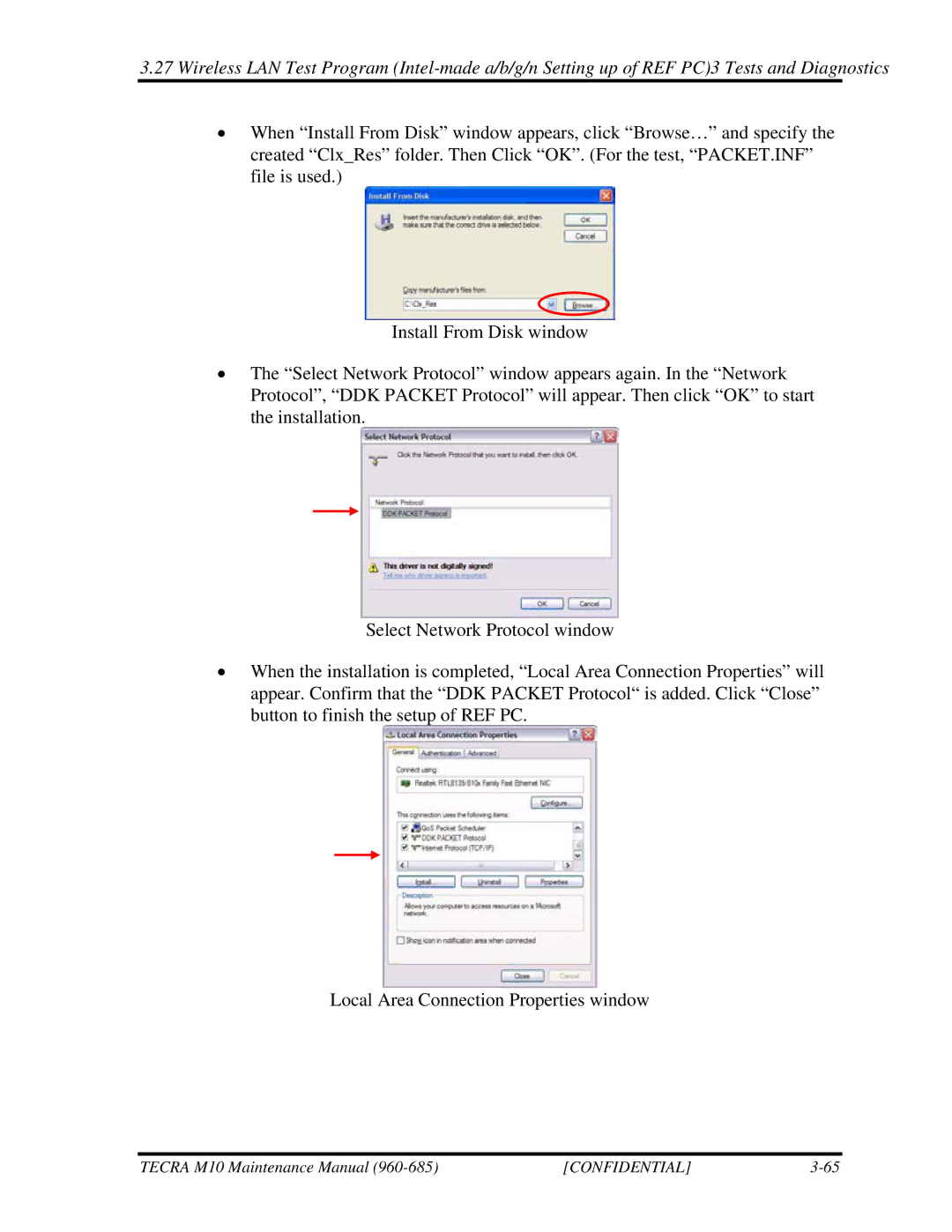 Toshiba M10, TECRA manual Confidential 