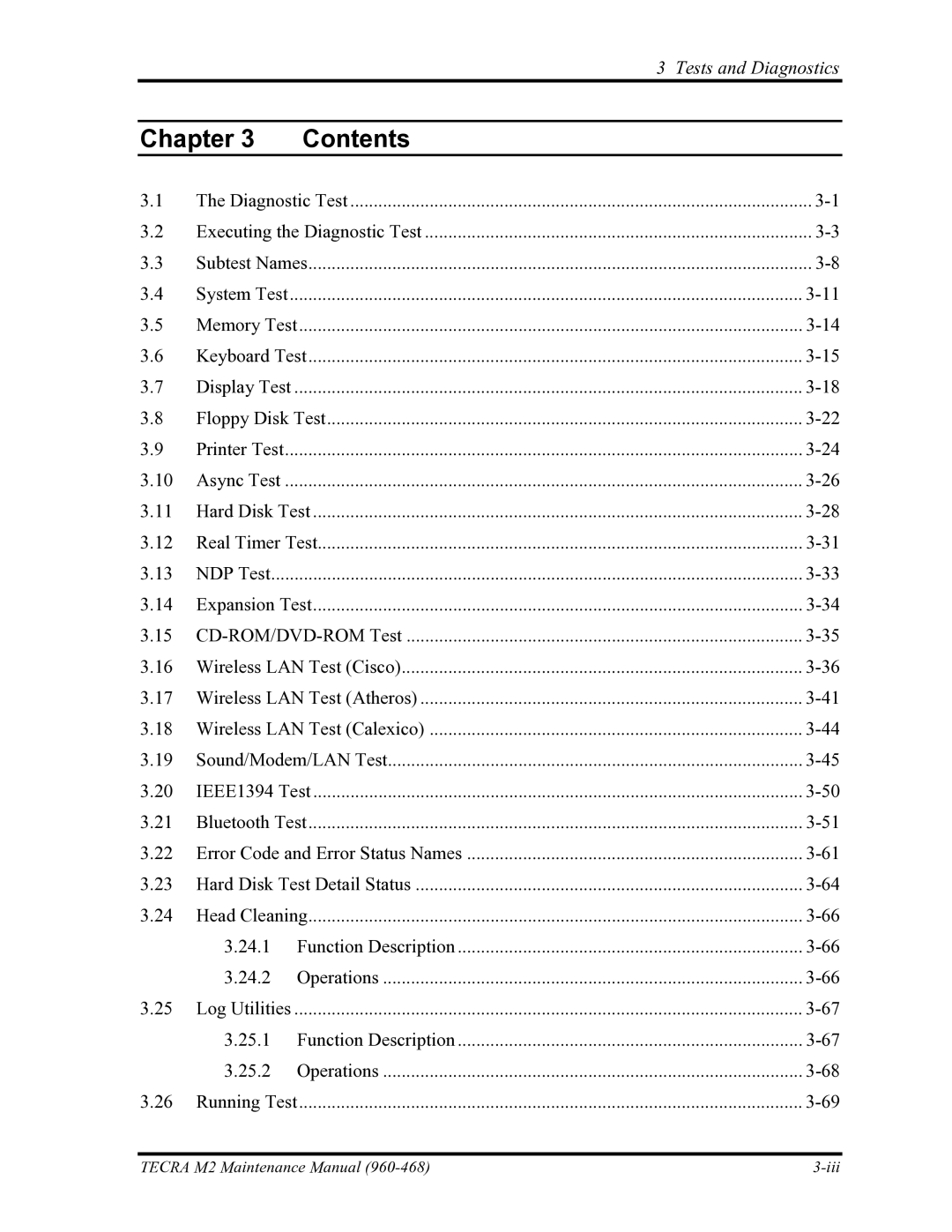 Toshiba tecra m2 manual Chapter Contents 