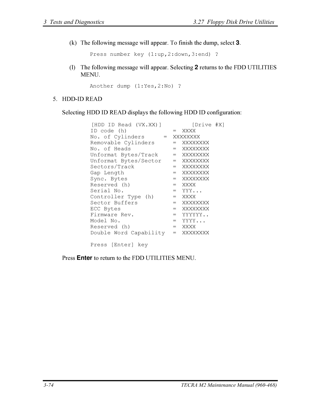 Toshiba tecra m2 manual HDD-ID Read 