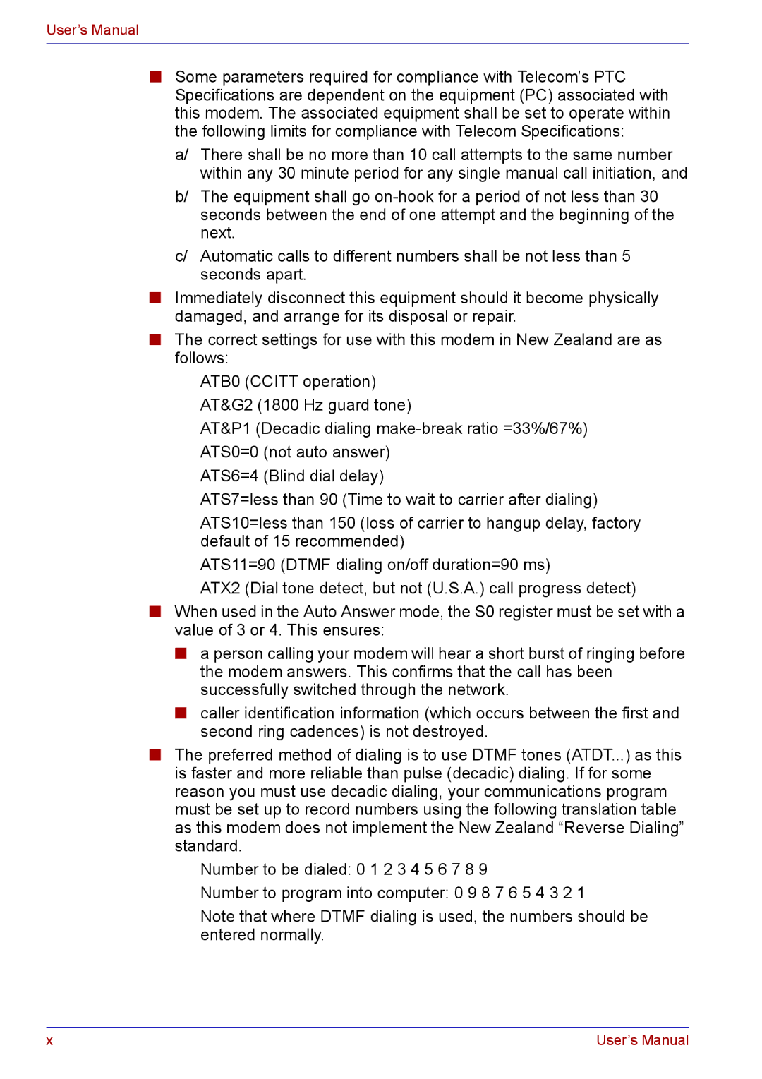 Toshiba TECRA M5 user manual User’s Manual 