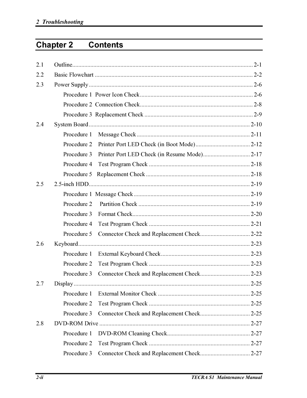 Toshiba TECRA S1 manual Outline 