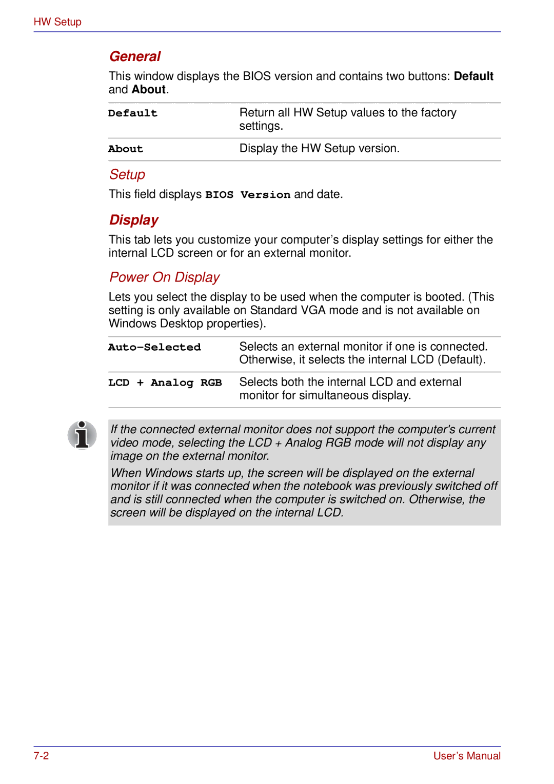 Toshiba tecra s3 manual Setup 