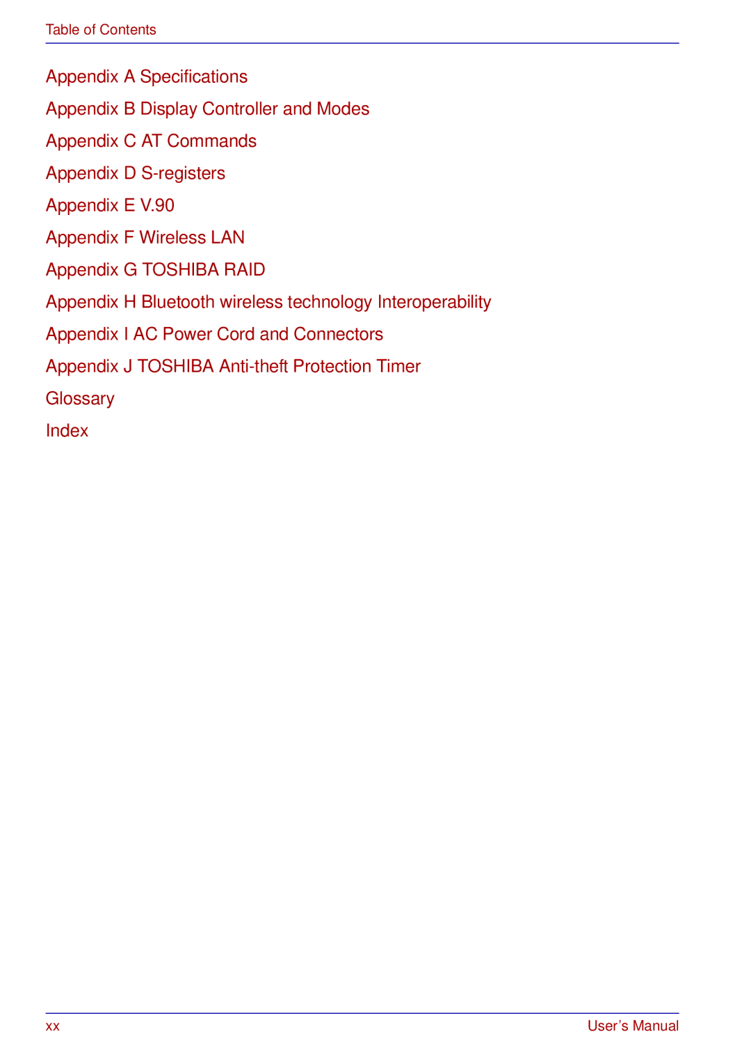 Toshiba tecra s3 manual Table of Contents 