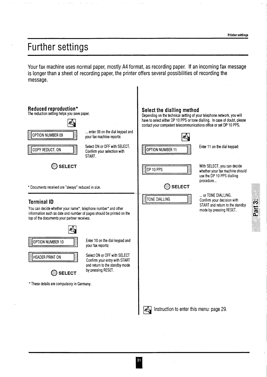 Toshiba tf, TF 501 instruction manual 