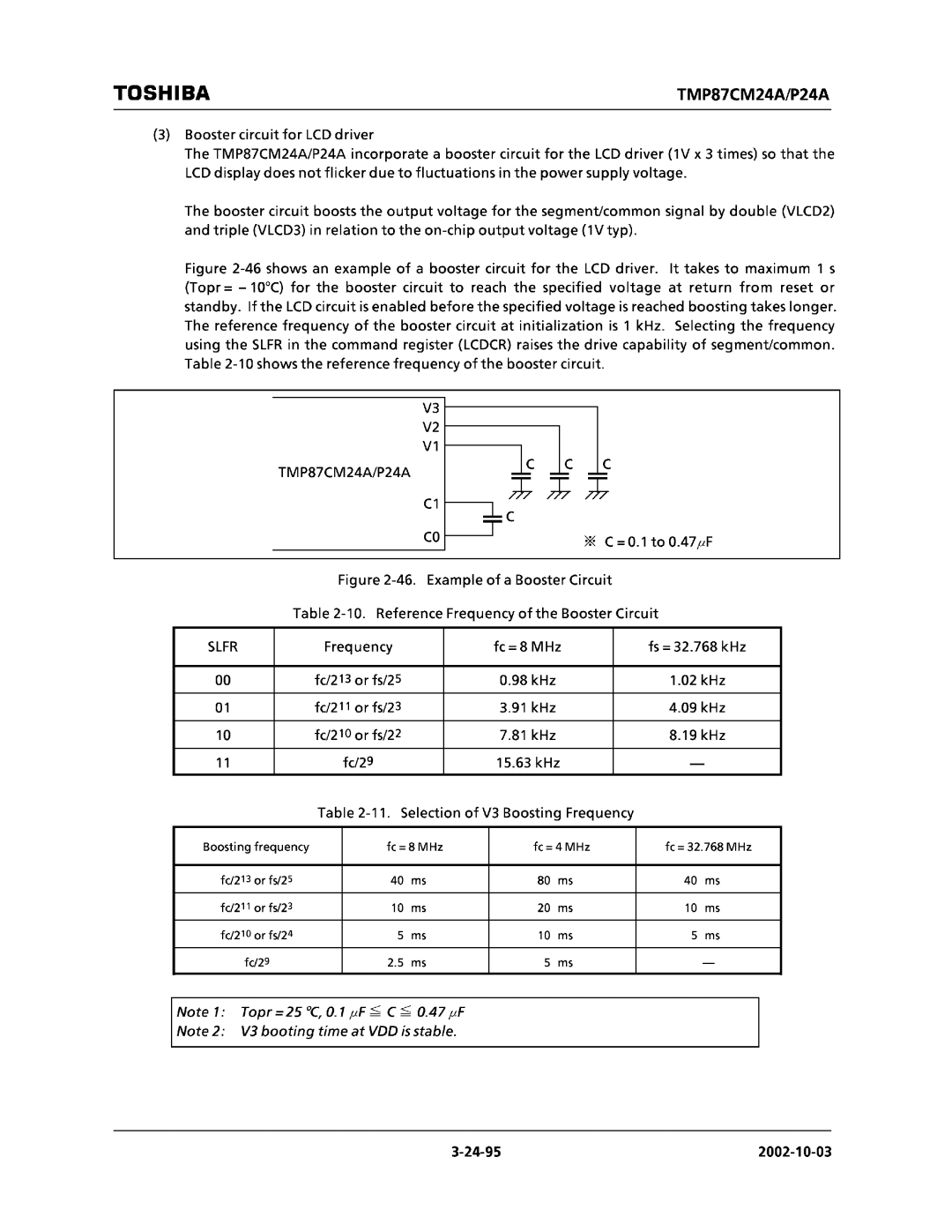 Toshiba TMP87CM24AF, TMP87CP24AF manual 
