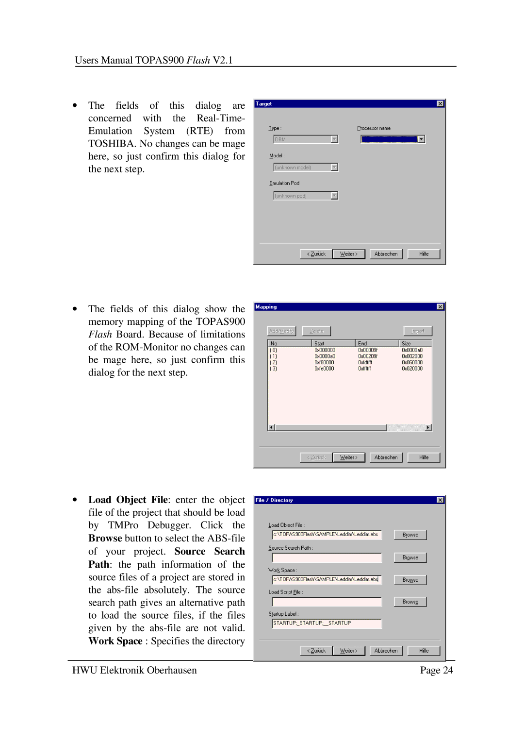 Toshiba TOPAS900 user manual 