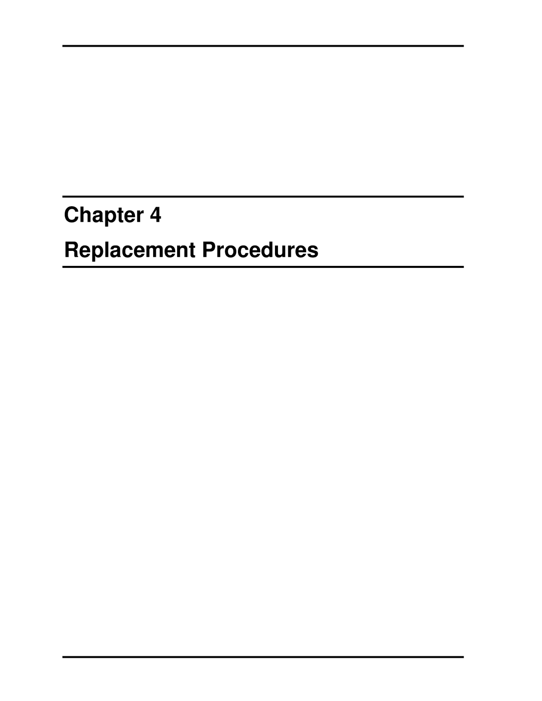 Toshiba TOSHIBA NB100 manual Chapter Replacement Procedures 