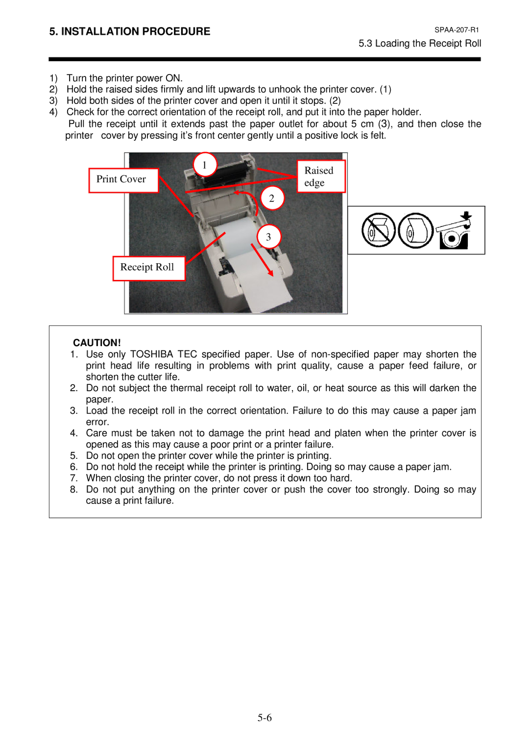 Toshiba TRST-A10 owner manual Raised 