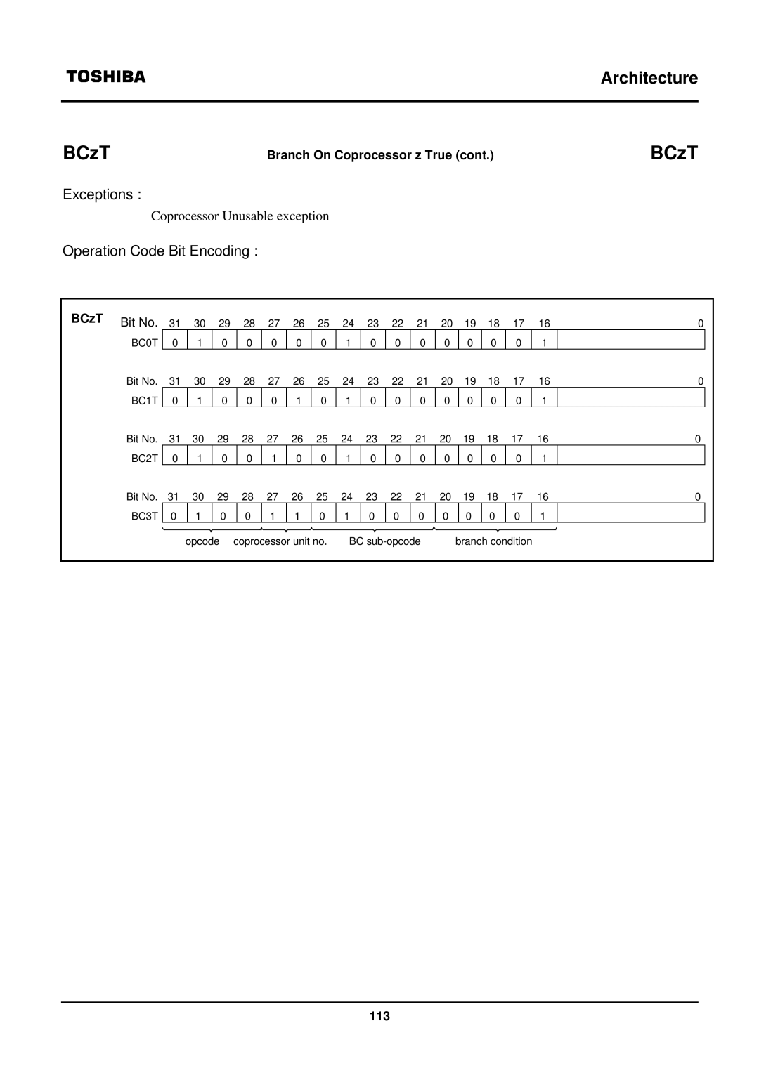 Toshiba TX39 user manual 113 