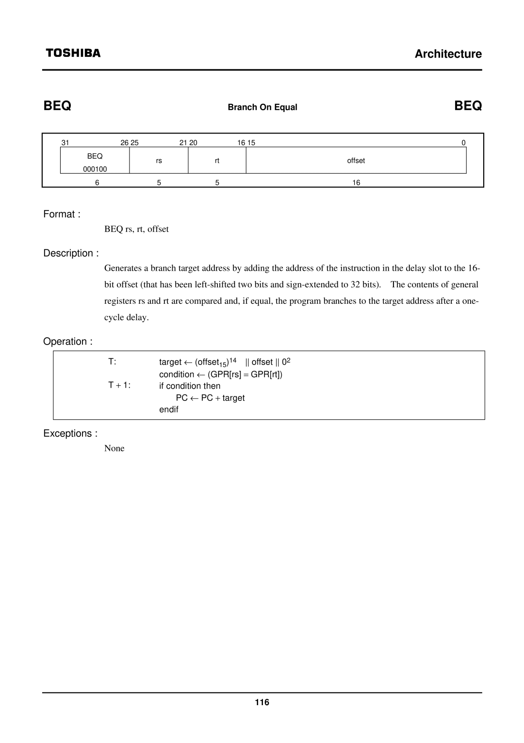 Toshiba TX39 user manual Beq 