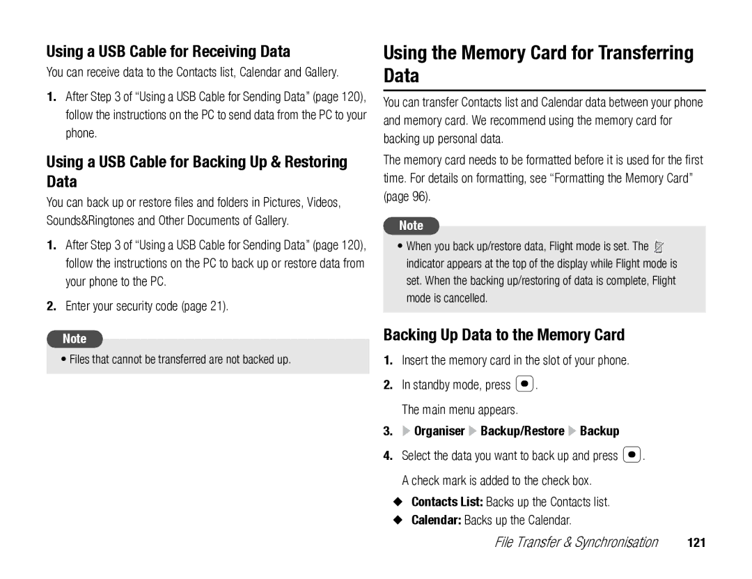 Toshiba TX80 manual Using the Memory Card for Transferring Data, Using a USB Cable for Receiving Data 