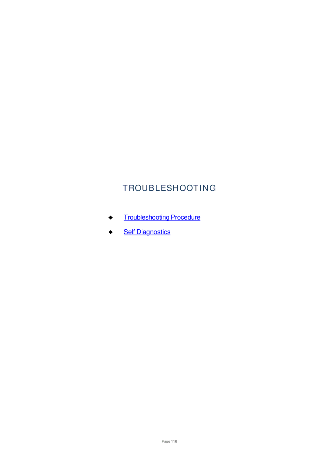 Toshiba V200 user manual Troubleshooting 