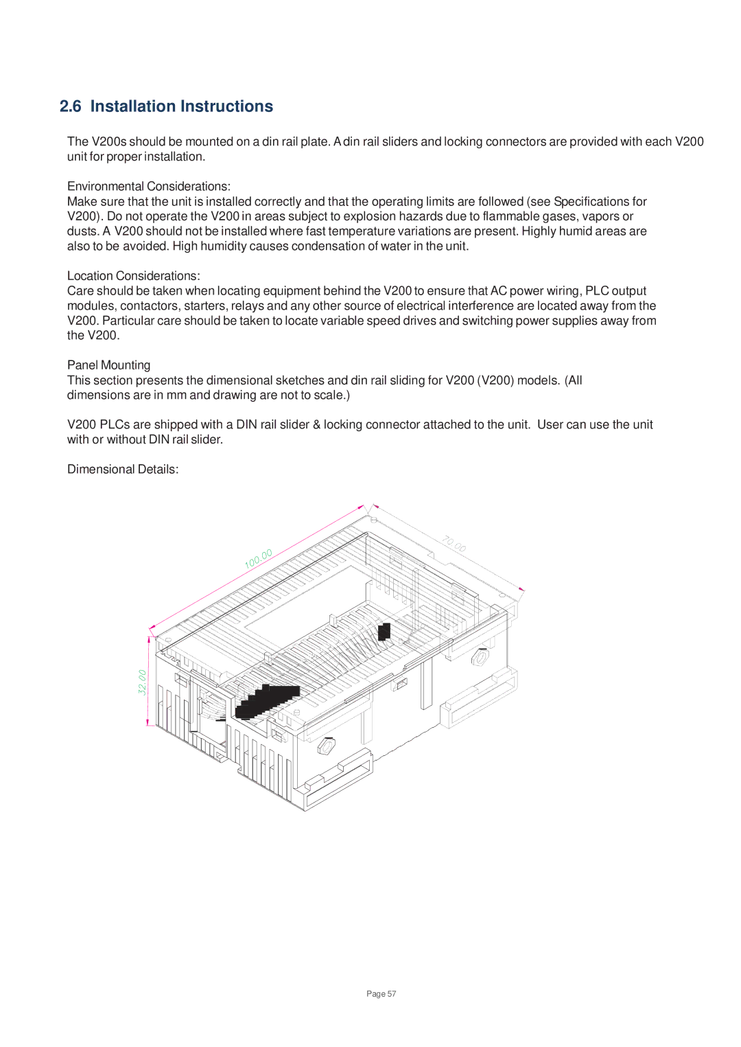 Toshiba V200 user manual Installation Instructions 