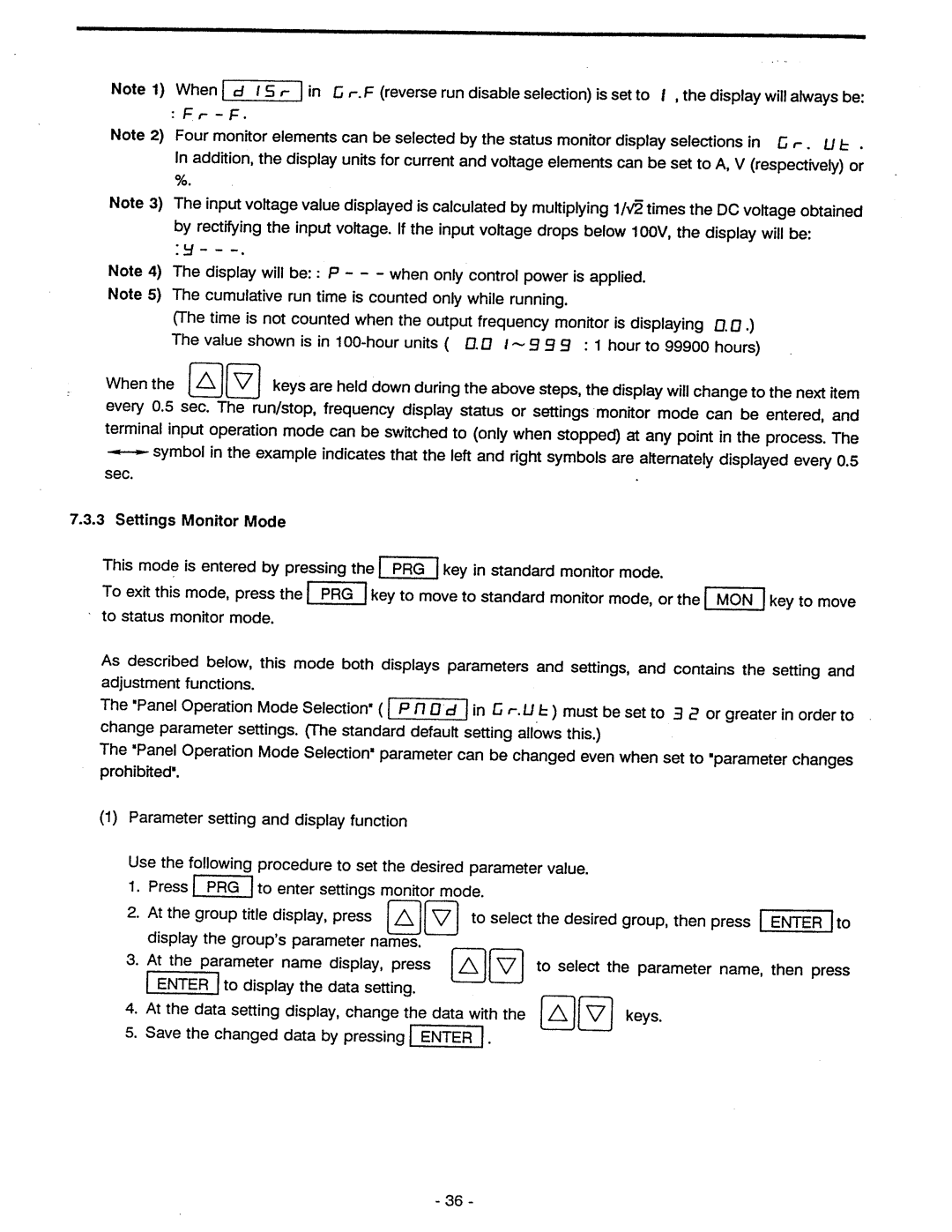 Toshiba VF-A5 manual