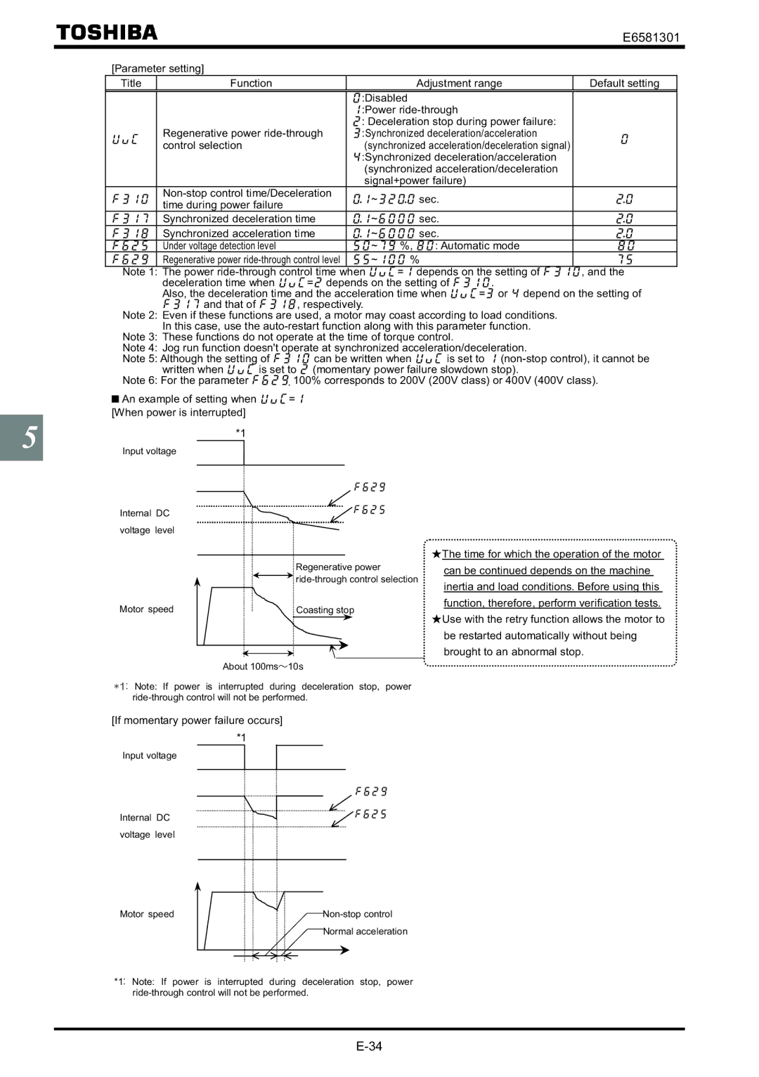 Toshiba VF-AS1 instruction manual Synchronized acceleration/deceleration signal 