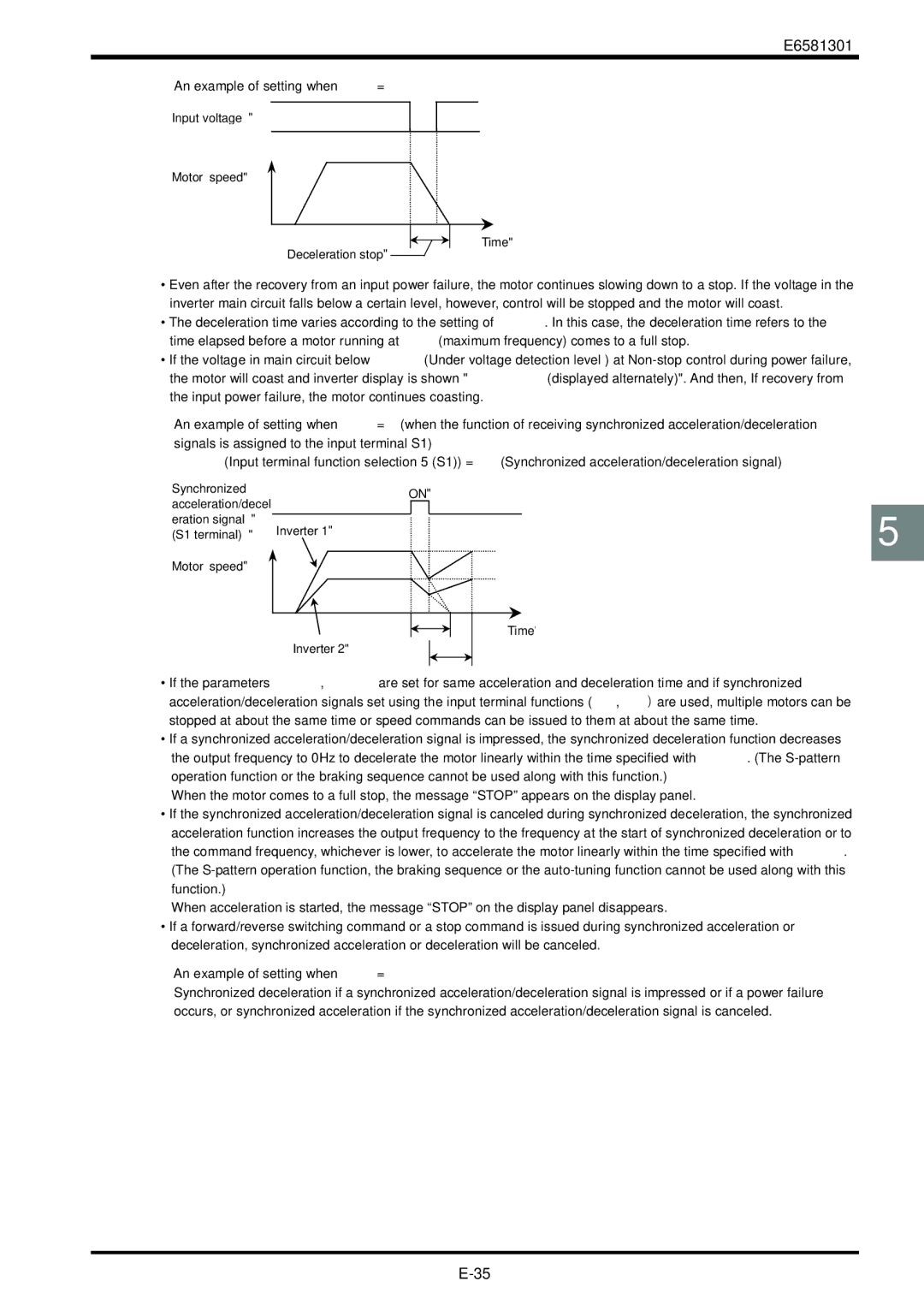 Toshiba VF-AS1 instruction manual An example of setting when = 