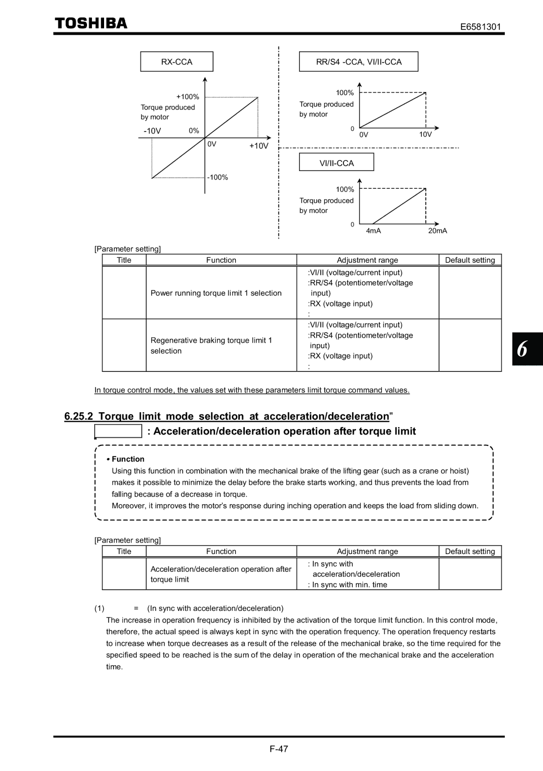 Toshiba VF-AS1 instruction manual RX-CCA RR/S4 -CCA, VI/II-CCA, 10V +10V, Vi/Ii-Cca 