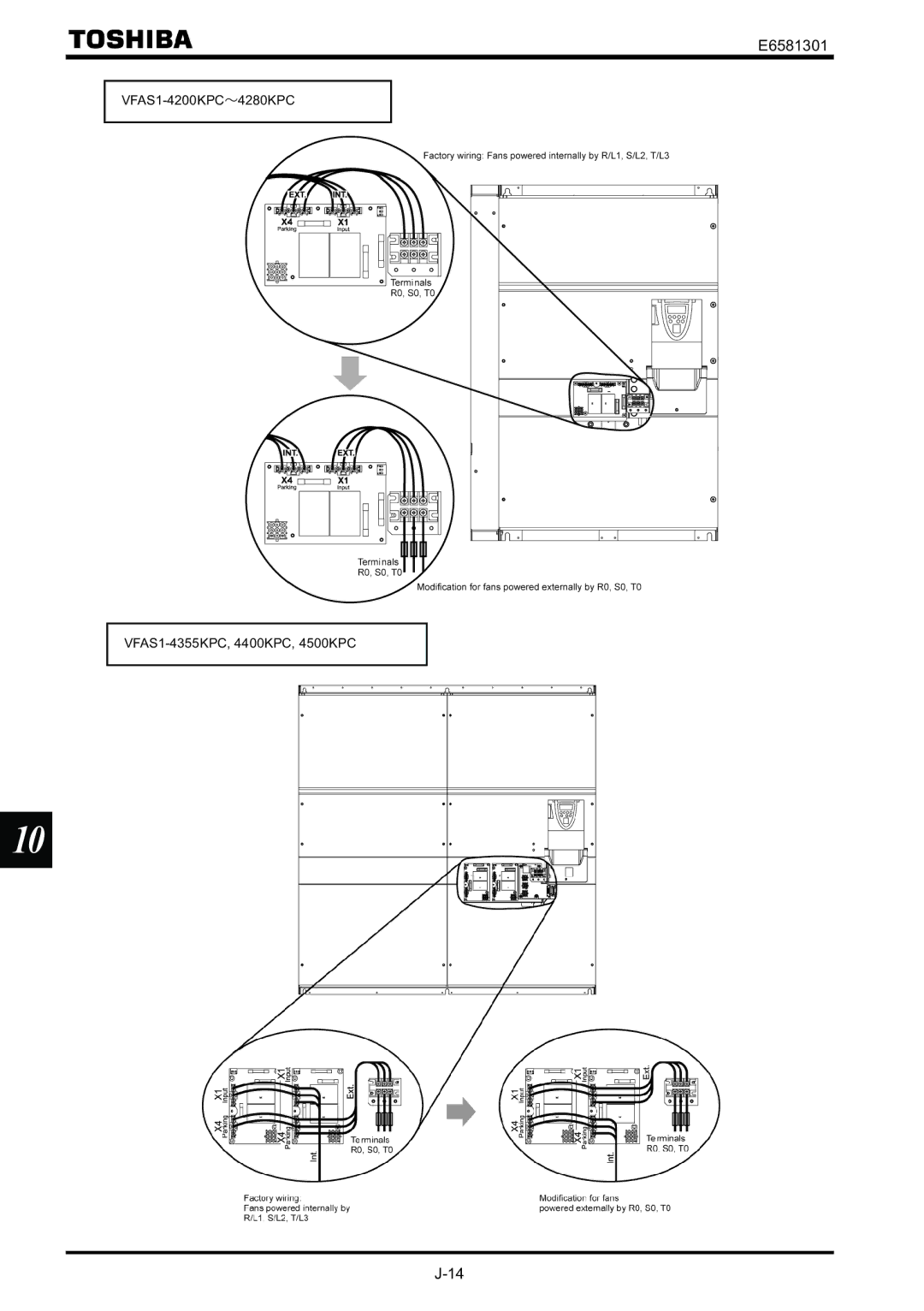 Toshiba VF-AS1 instruction manual VFAS1-4200KPC4280KPC VFAS1-4355KPC, 4400KPC, 4500KPC 