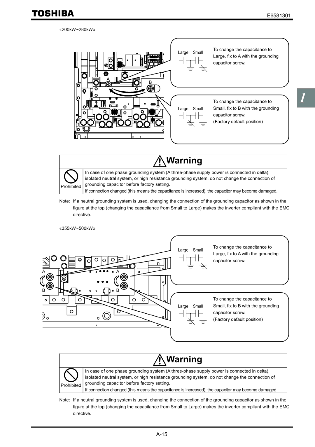 Toshiba VF-AS1 instruction manual E6581301 