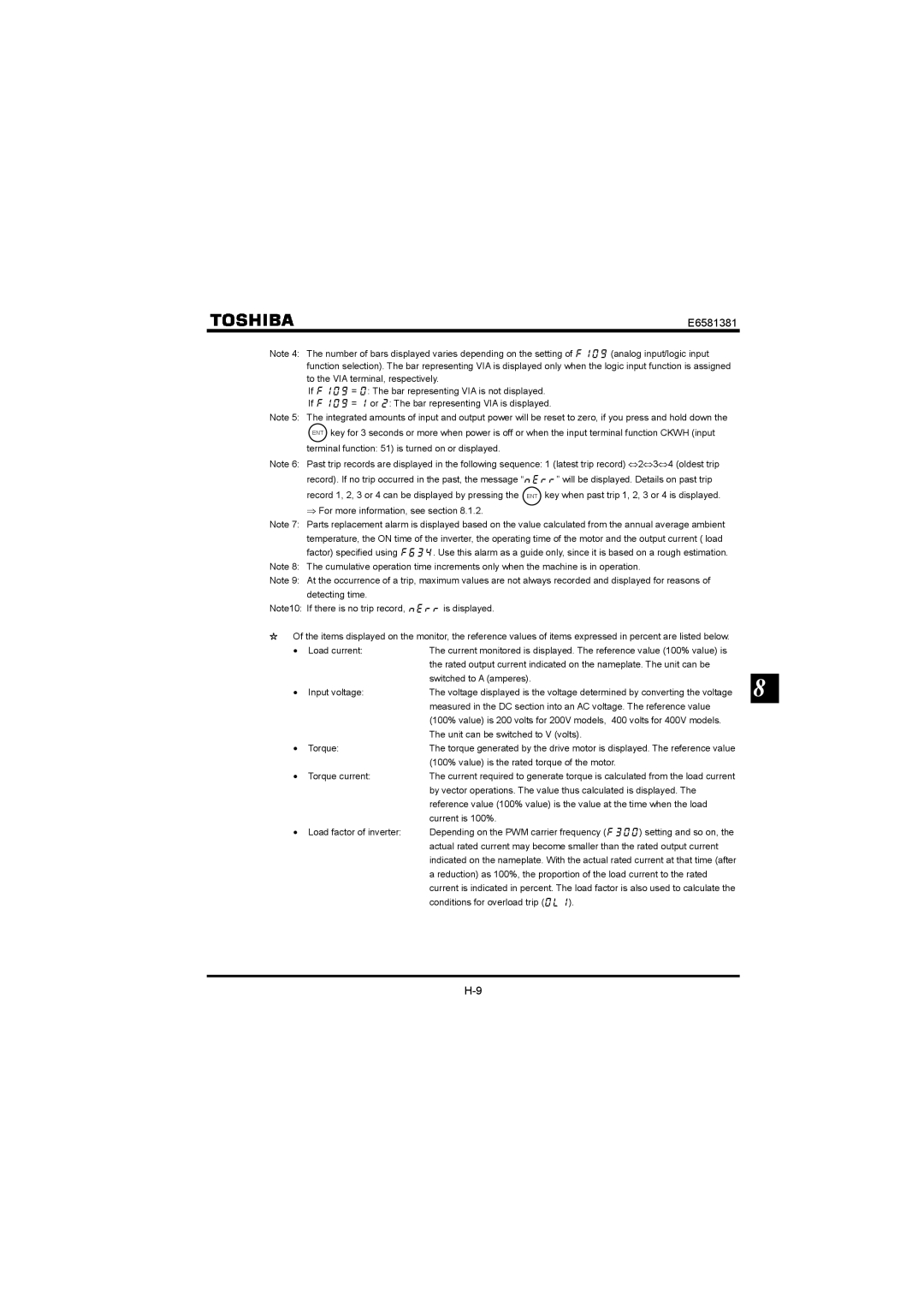 Toshiba VF-FS1 instruction manual E6581381 