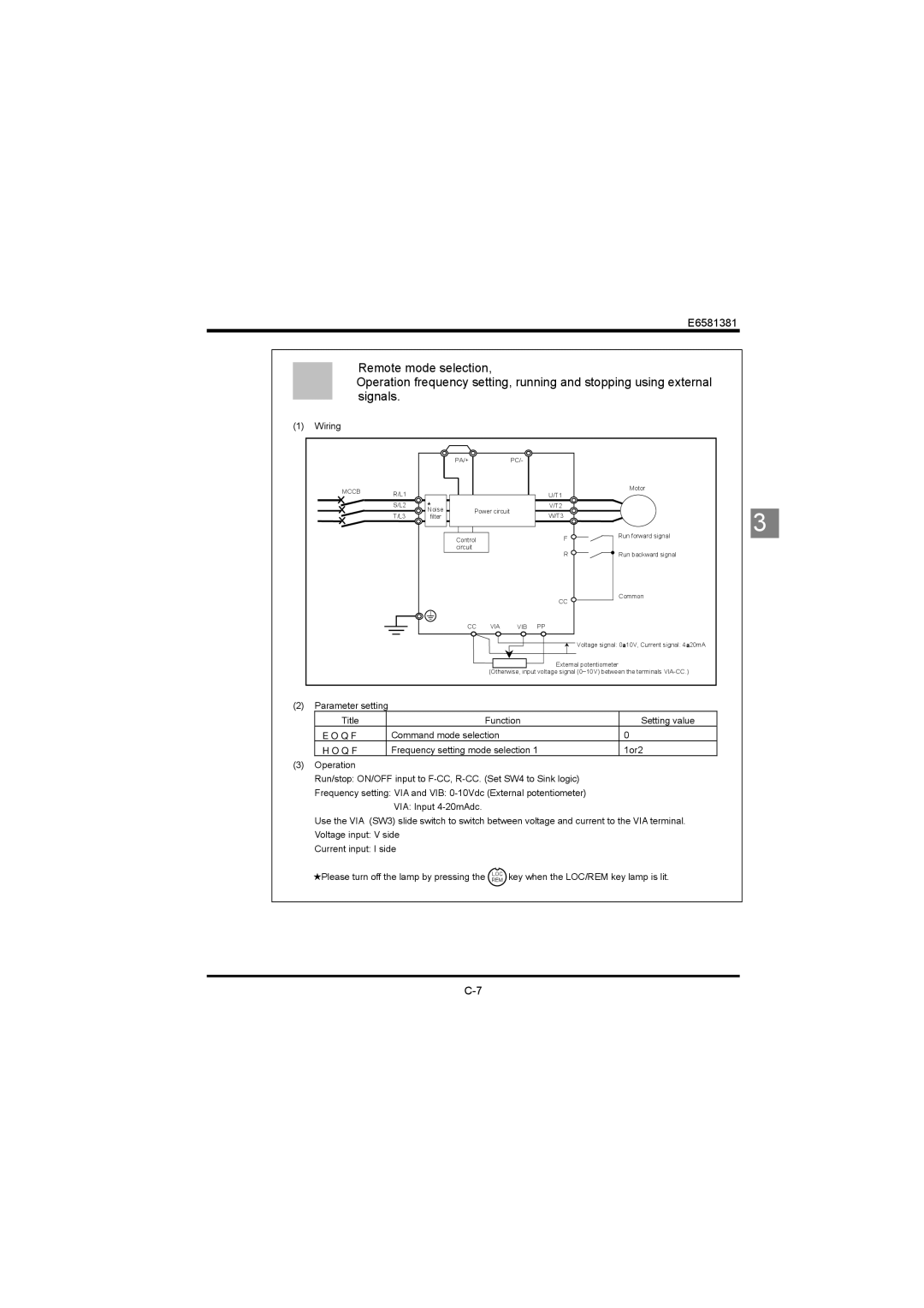 Toshiba VF-FS1 instruction manual Mccb 