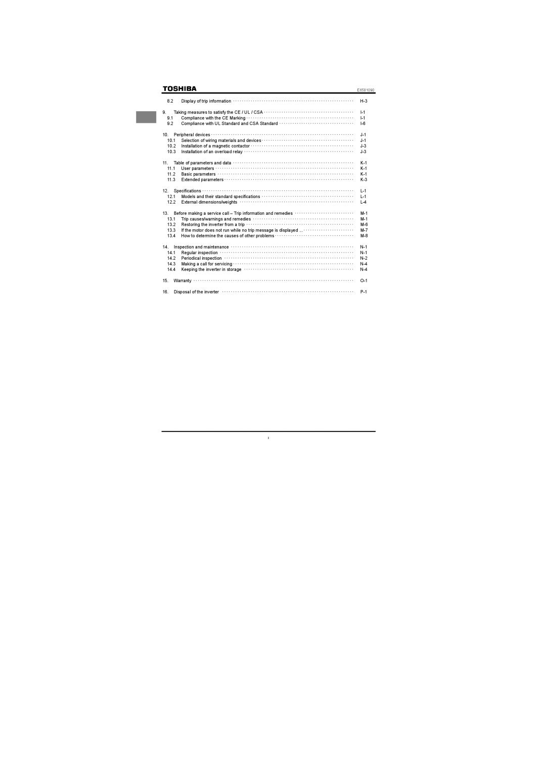 Toshiba VF-nC1 instruction manual 10.1 