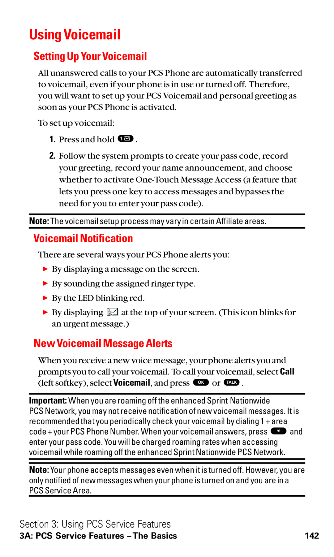 Toshiba VM4050 manual Using Voicemail, Setting Up Your Voicemail, Voicemail Notification, New Voicemail Message Alerts 