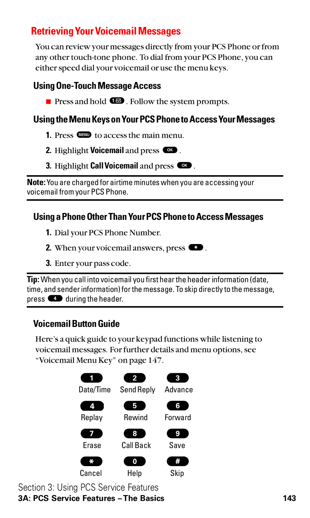 Toshiba VM4050 manual Retrieving Your Voicemail Messages, Using One-Touch Message Access, Voicemail Button Guide 